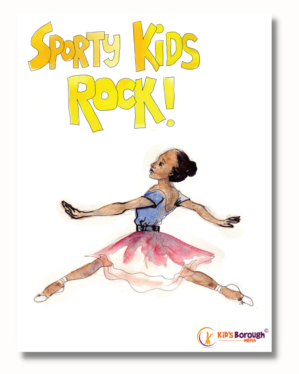 Trina Ballerina, Sporty Kids Rock! Wall Art – kidsboroughmedia