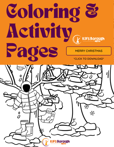 KBM Merry Christmas Coloring & Activity Pages