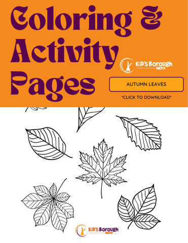 KBM Autumn Leaves Coloring Pages