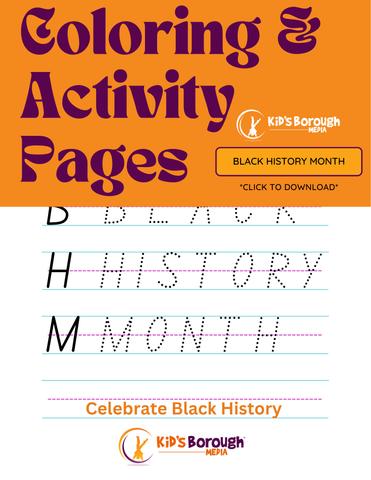 KBM Black History Month Coloring & Activity Pages