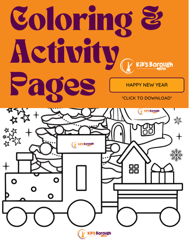 KBM Happy New Year Coloring & Activity Pages